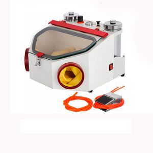 Arenadora dental con dos vasos