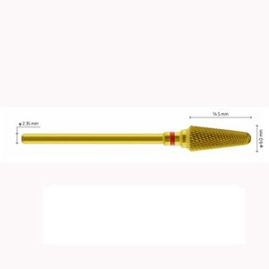 Fresa doradas de carburo tungtseno punta 3